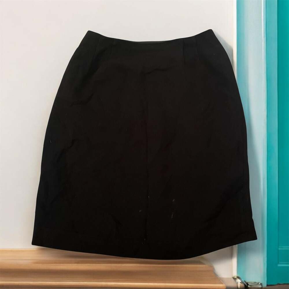 Emanuel Ungaro Black Pencil Skirt Size 6/40 Back Zip